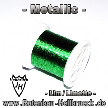 Bindegarn Metallic - Farbe: Limette -A-